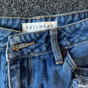 PACSUN bullhead distressed high wasted shorts